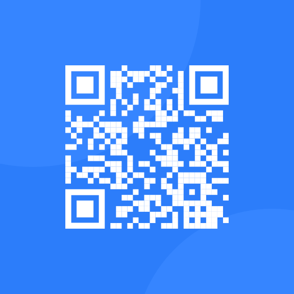 QR code reprensenting the URL of the Frontend Mentor website